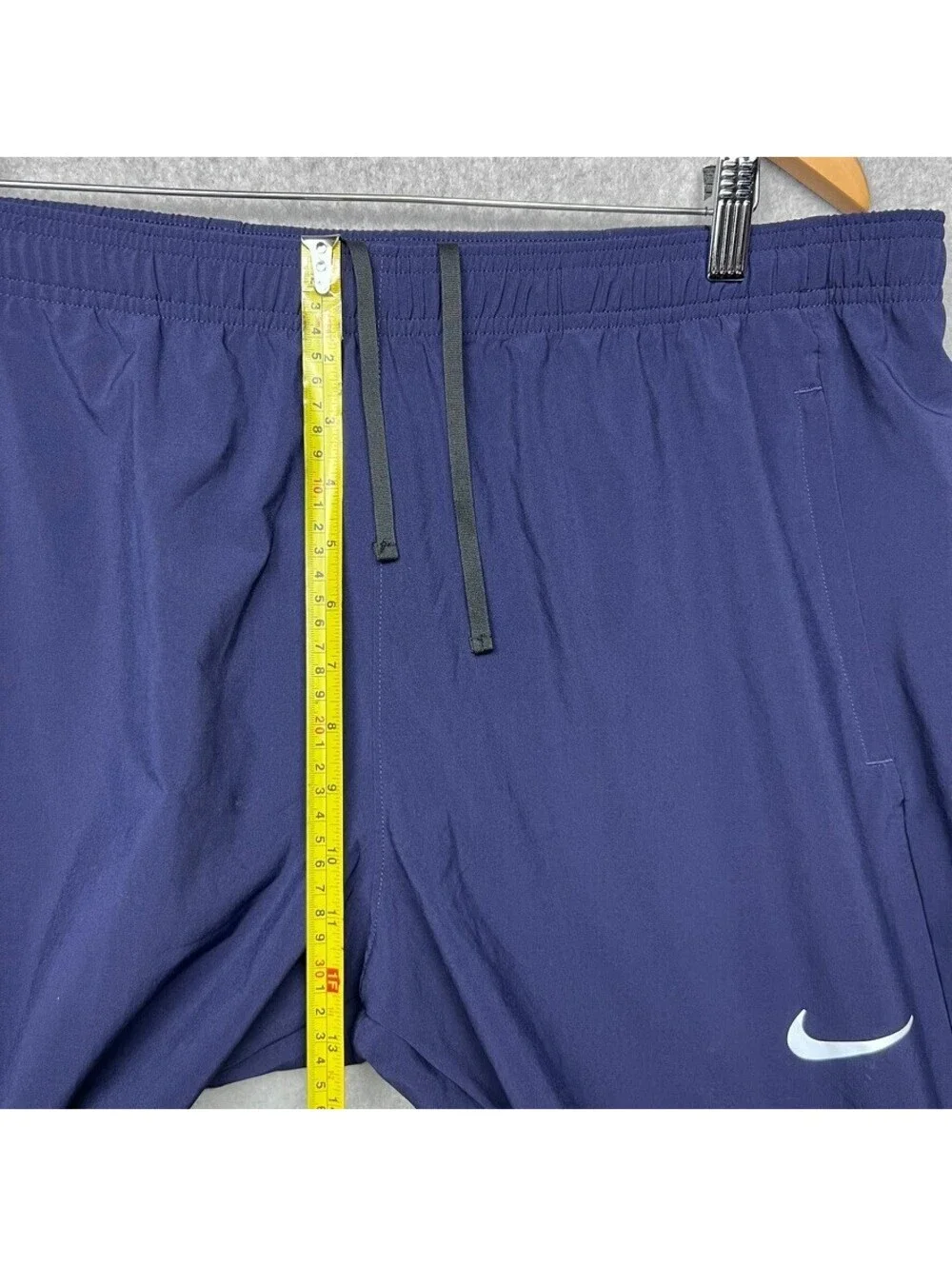 Nike XL Dri-FIT Woven Running Pants Obsidian Blue Stride Tapered Track Pants